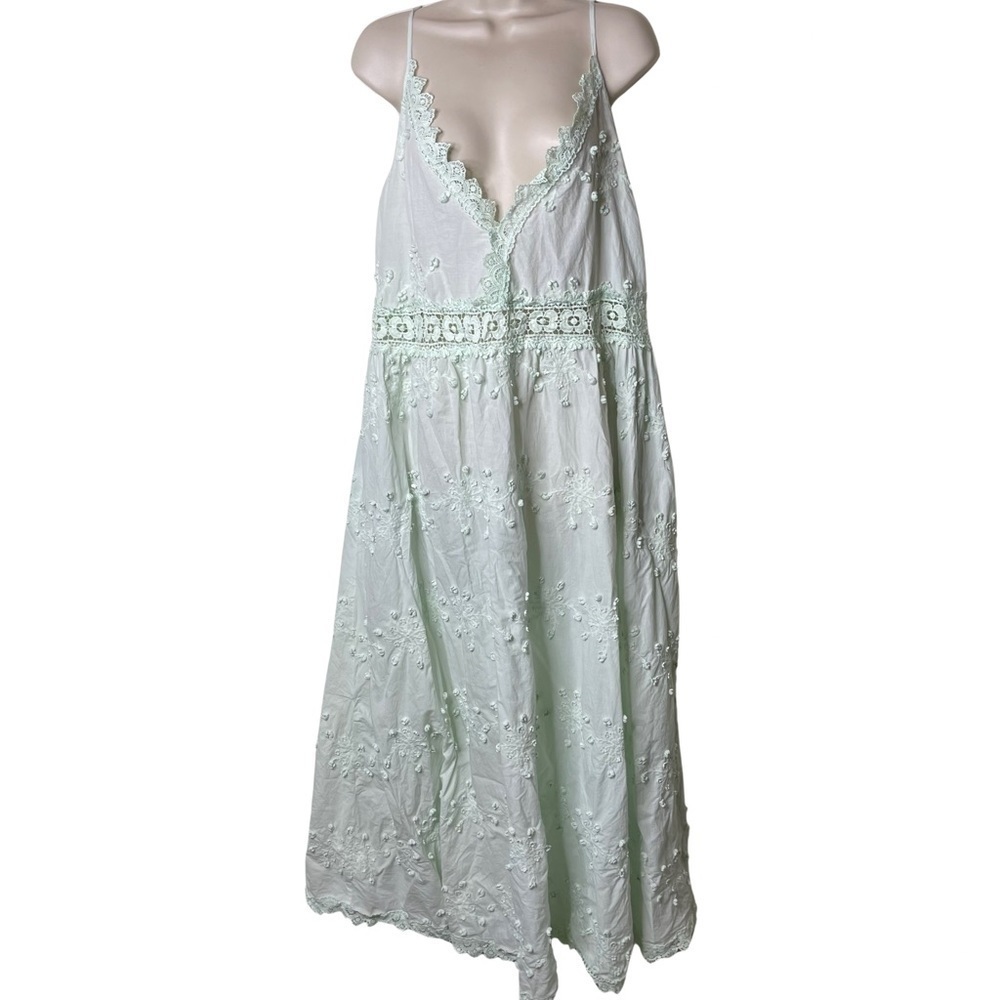 BY MALINA Mint Green Issa maxi dress sz M